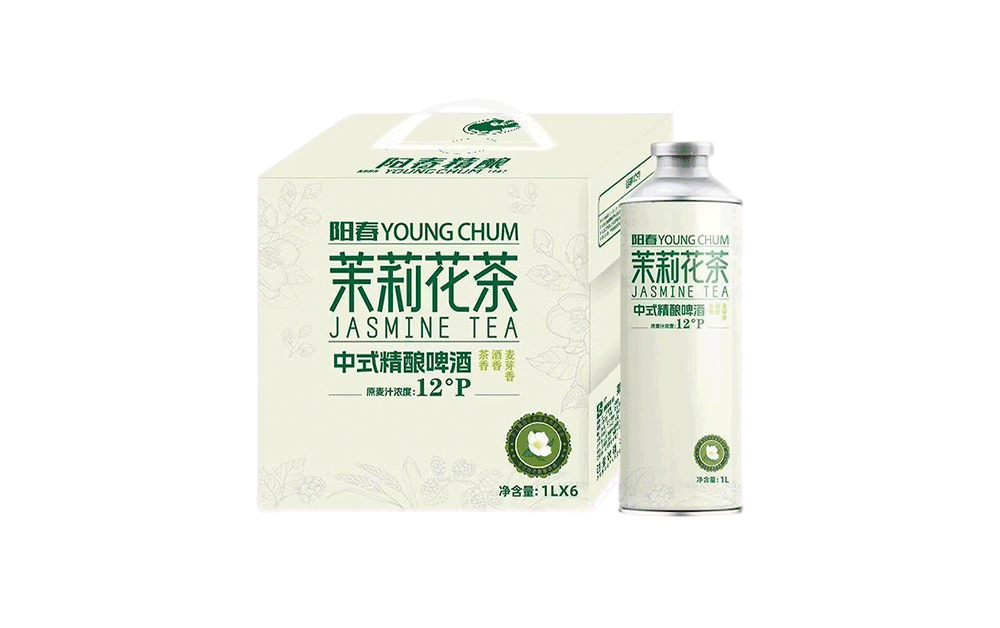 阳春啤酒茉莉花茶精酿啤酒1L
