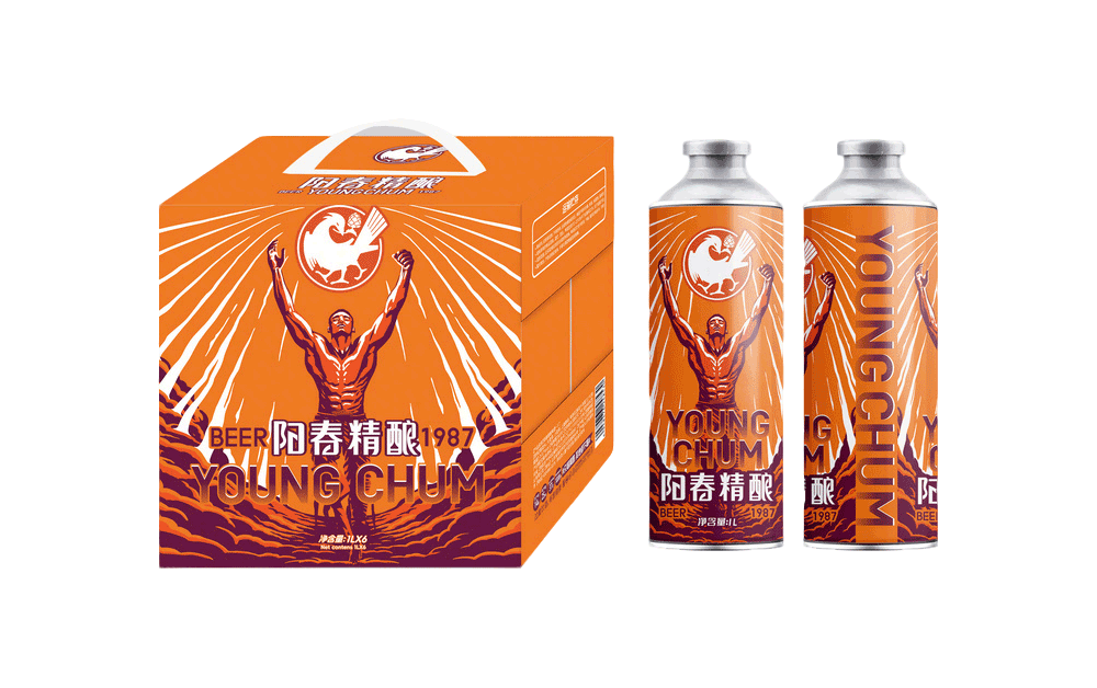 阳春精酿啤酒-Y7罐装1L