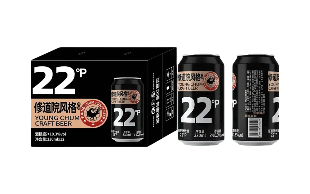阳春啤酒 修道院风格烈啤 330ml 罐装