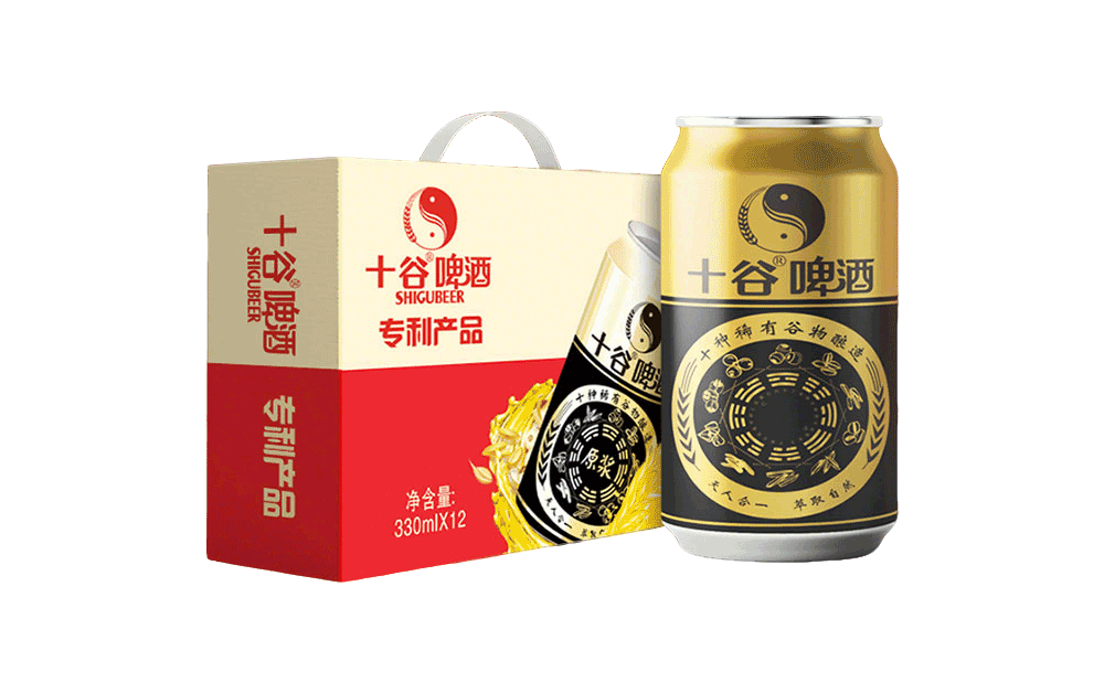 十谷啤酒黑金罐