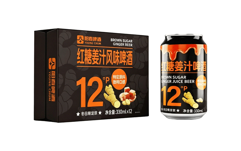 阳春红糖姜汁风味精酿啤酒