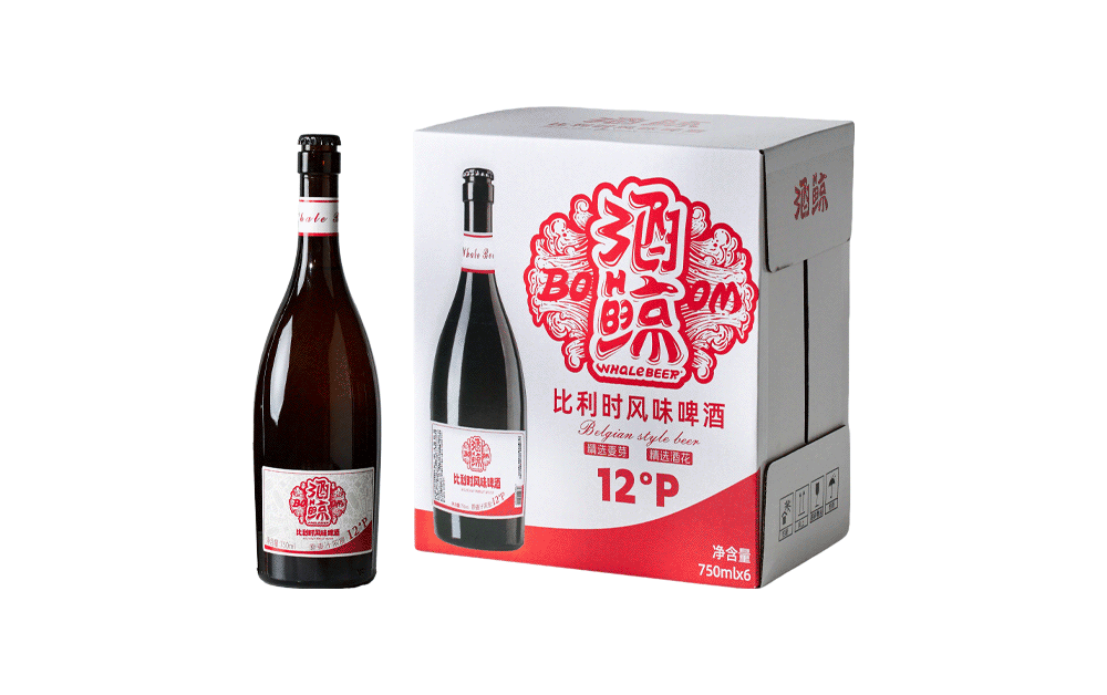 酒鲸比利时风味精酿啤酒750ml瓶装