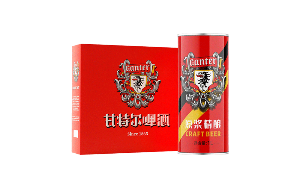 甘特尔德式小麦白啤酒1L礼盒装