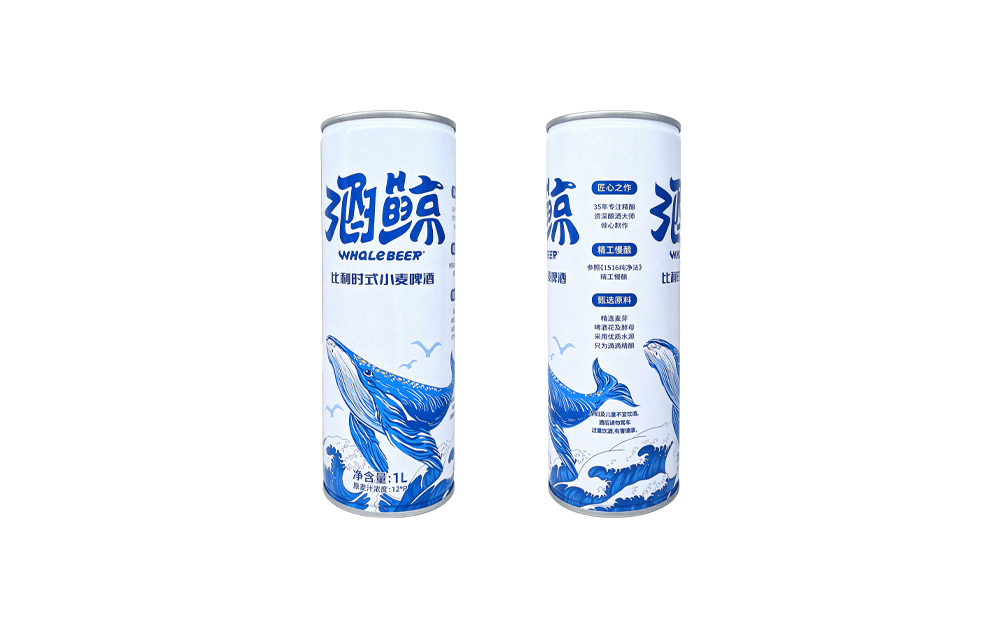 酒鲸比利时小麦啤酒1L桶装