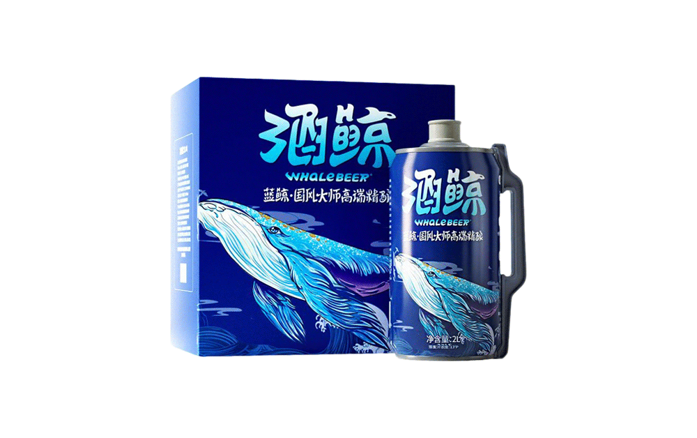 酒鲸蓝鲸·国风大师高端精酿啤酒2l