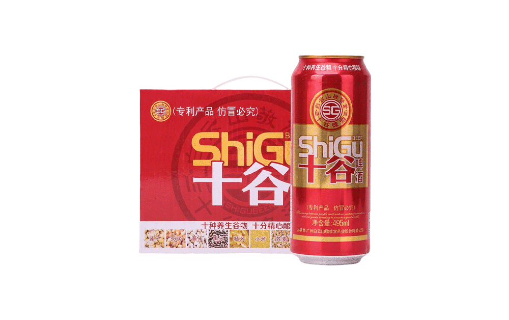 广药十谷啤酒鸿运大罐495ml
