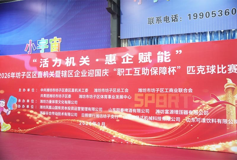 2026年坊子区直机关暨辖区企业迎国庆“职工互助保障杯”匹克球比赛