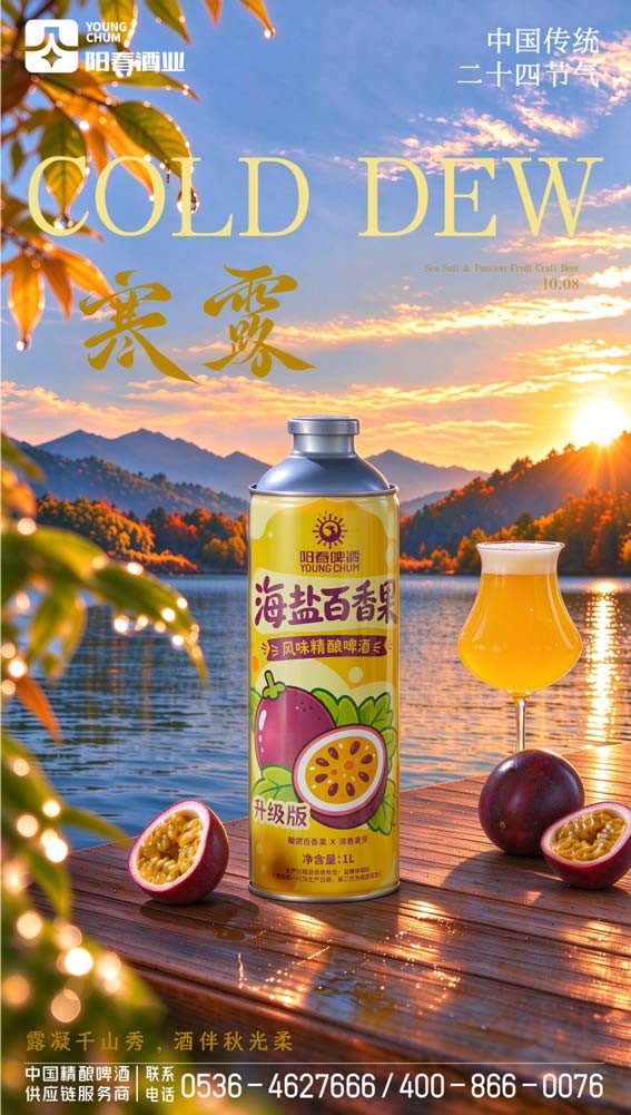 阳春海盐百香果风味精酿